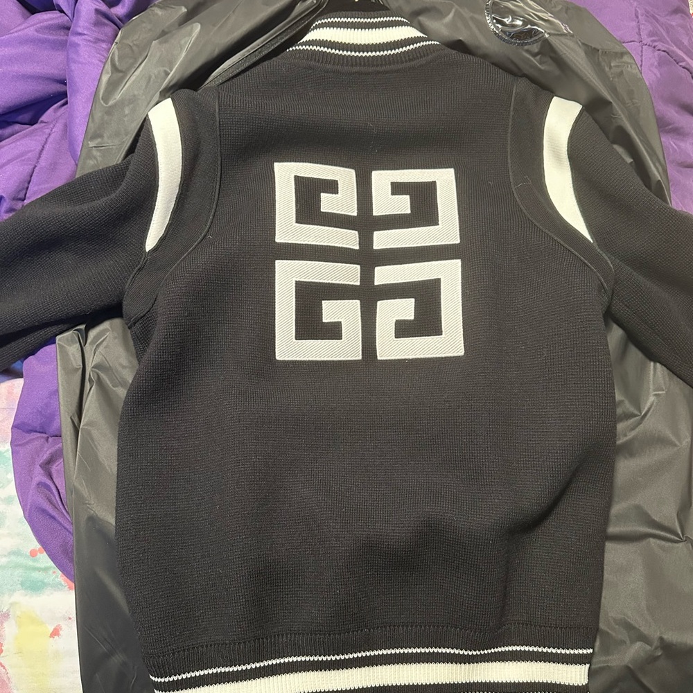 Givenchy Black and White Varsity Jacket